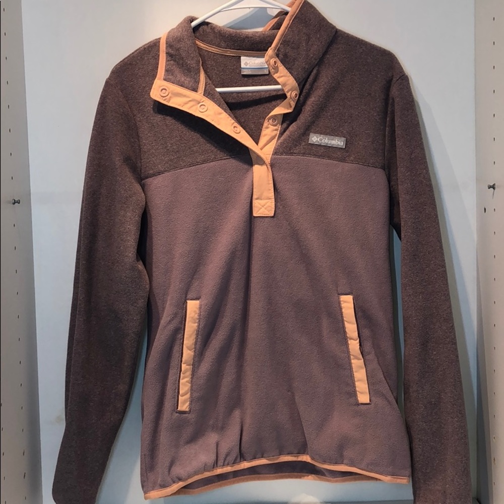 Women’s Columbia 1/4 button crew neck